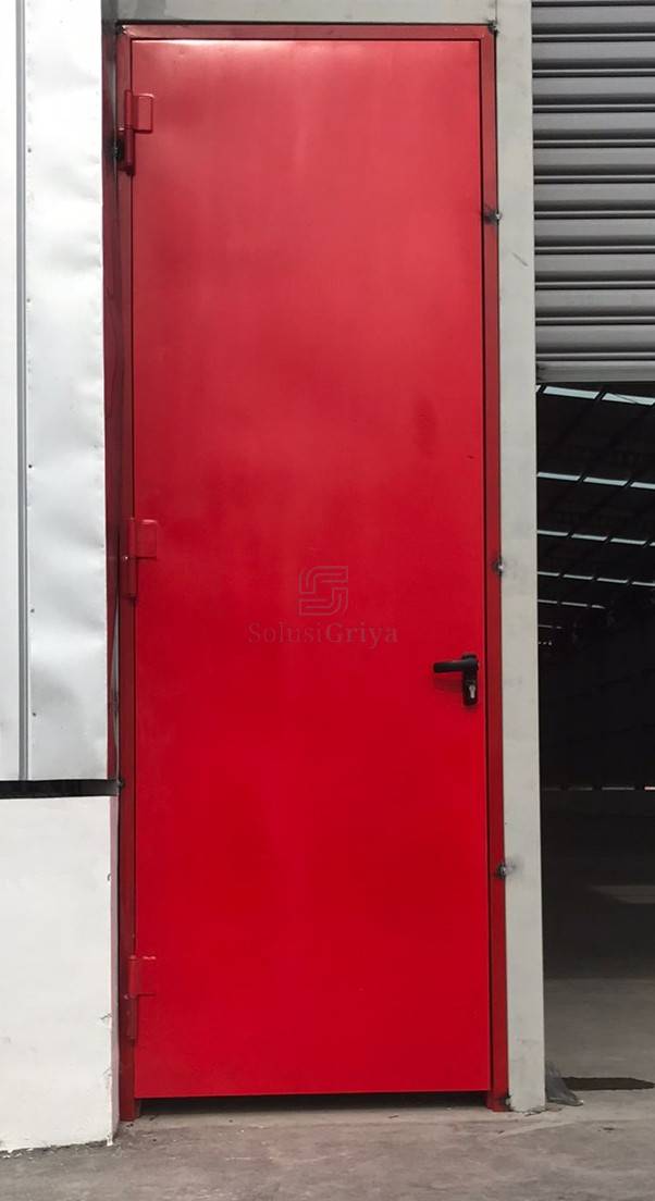Pintu emergency standar keselamatan dengan panic bar